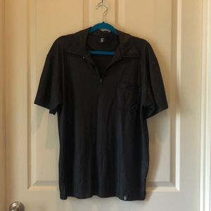 Guess  Men’s Collar Shirt with zipper front
